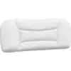 Image de vidaXL Coussin de tête "Hvar" blanc 100 cm similicuir