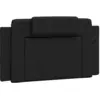 Image de vidaXL Coussin de tête "Viana" Noir 100 cm Similicuir