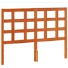 Image de Tête de lit brun cire 135 cm Pin massif
