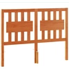 Image de Tête de lit brun cire 135 cm Pin massif