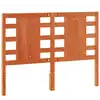 Image de Tête de lit brun cire 135 cm Pin massif