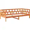 Image de vidaXL Lit de jour sans matelas brun cireux 80x200 cm pin massif