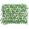 Image de vidaXL Treillis avec lierre artificiel extensible vert 180x65 cm