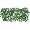 Image de vidaXL Treillis avec lierre artificiel 5 pcs. Extensible 180x30 cm