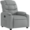 Image de vidaXL Fauteuil relax gris clair Tissu