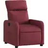 Image de vidaXL Fauteuil relax rouge vin Tissu