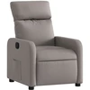 Image de vidaXL Fauteuil relax Taupe Tissu
