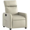 Image de vidaXL Fauteuil relax Crème Similicuir