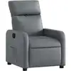 Image de vidaXL Fauteuil relax gris similicuir