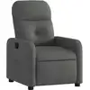 Image de vidaXL Fauteuil relax gris foncé Tissu