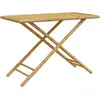Image de vidaXL Table de jardin pliante 110x55x75 cm bambou