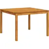 Image de vidaXL Table de jardin à manger 110x110x75 cm en bois massif d'acacia