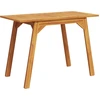 Image de vidaXL Table de jardin à manger 110x56x75 cm en bois massif d'acacia