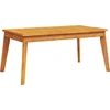 Image de vidaXL Table de jardin à manger 100x55x45 cm en bois massif d'acacia