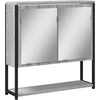 Image de vidaXL Armoire de toilette Gris Sonoma 60x16x60 cm Bois composite