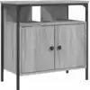 Image de vidaXL Armoire sous lavabo Gris Sonoma 60x30x60 cm Bois composite