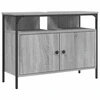 Image de vidaXL Armoire sous lavabo Gris Sonoma 80x30x60 cm Bois composite