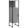 Image de vidaXL Armoire de salle de bain Gris Sonoma 33x33x120,5 cm Bois composite
