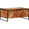 Image de vidaXL Table basse 90x55x40 cm en bois massif d'acacia