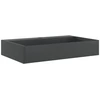 Image de vidaXL Lavabo 60x38x11 cm Fonte minérale/fonte de marbre noir mat