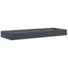 Image de vidaXL Lavabo 120x46x11 cm fonte minérale/fonte de marbre anthracite