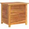 Image de vidaXL Coffre de jardin avec fentes d'aération 60x50x56 cm bois massif acacia