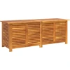 Image de vidaXL Coffre de jardin avec fentes d'aération 150x50x56 cm bois massif acacia