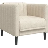 Image de vidaXL Fauteuil en lin