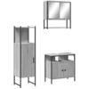 Image de vidaXL Ensemble de meubles de salle de bain 3 pièces Gris Sonoma Bois composite