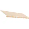 Image de vidaXL Toile de store Multicolore Rayé 4,5x3 m