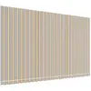 Image de Vidaxl Toile de rechange pour Luifel rayée 6x3,5 m multicolore