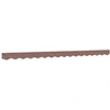 Image de vidaXL Lambrequin de store marron 4 m