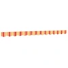 Image de vidaXL Volant de store jaune et orange rayé 3,5 m