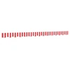 Image de vidaXL Volant de store rouge et blanc rayé 3,5 m