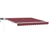 Image de vidaXL Store manuel avec LED rouge vin 300x250 cm