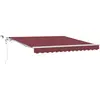 Image de vidaXL Store automatique avec LED Bordeaux 300x250 cm