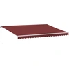 Image de vidaXL Auvent manuel rouge vin 500x350 cm