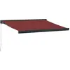 Image de vidaXL Auvent manuel rouge vin 300x250 cm