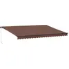Image de vidaXL Store manuel marron 500 x 350 cm