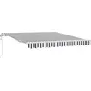 Image de vidaXL Store automatique anthracite & blanc 300x250 cm