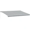 Image de vidaXL Store manuel avec LED Anthracite & Blanc 500x300 cm