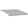 Image de vidaXL Store manuel anthracite & blanc 400x350 cm