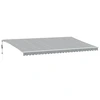 Image de vidaXL Store automatique avec LED Anthracite & Blanc 600x350 cm