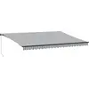 Image de vidaXL Store manuel anthracite et blanc 500x350 cm