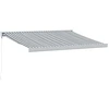 Image de vidaXL Marquise rétractable Anthracite & Blanc 3,5x2,5 m Tissu & Aluminium
