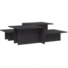 Image de vidaXL Tables basses 2 pcs. Gris Bois composite