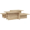 Image de vidaXL Tables basses 2 pcs. chêne Sonoma bois composite