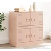 Image de vidaXL Sideboard Rose 67x39x73 cm Acier