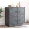 Image de vidaXL Sideboard Anthracite 67x39x73 cm Acier