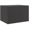 Image de vidaXL Table basse noire 67x50x44 cm acier